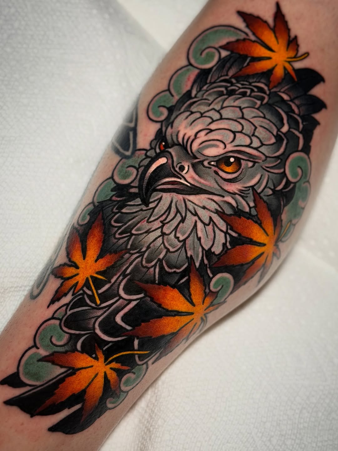 Tattoo by @corycartwright — japanese_irezumi, black_and_grey