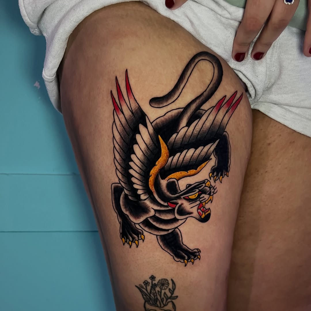 Tattoo by @mattlasses — american_traditional, neo_traditional