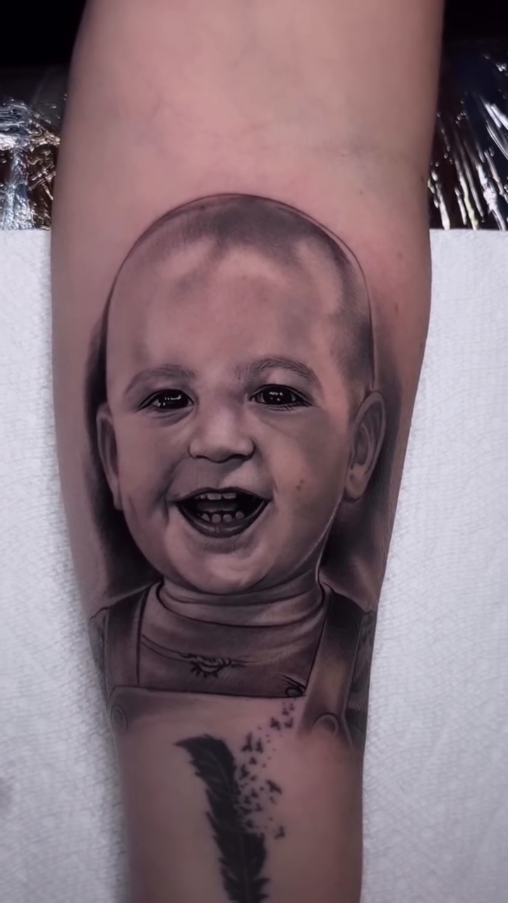 Tattoo by @juan_ortegatattoo — realism, black_and_grey