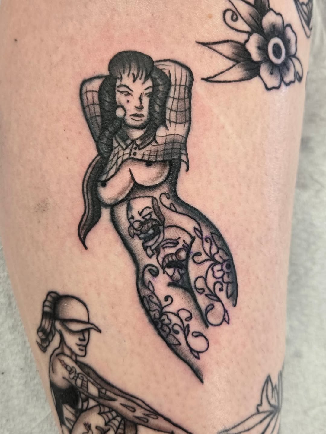 Tattoo by @t.rubio909 — american_traditional, illustrative