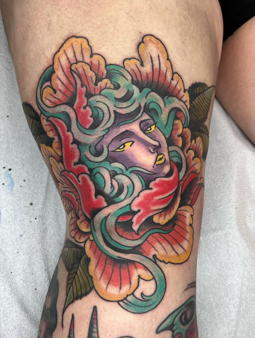 Tattoo by @messa.tattoo — neo_traditional, japanese_irezumi