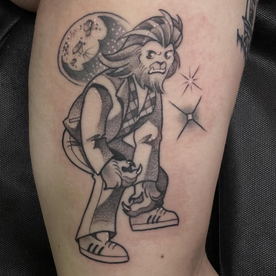 Tattoo by @necromandi β illustrative, black_and_grey