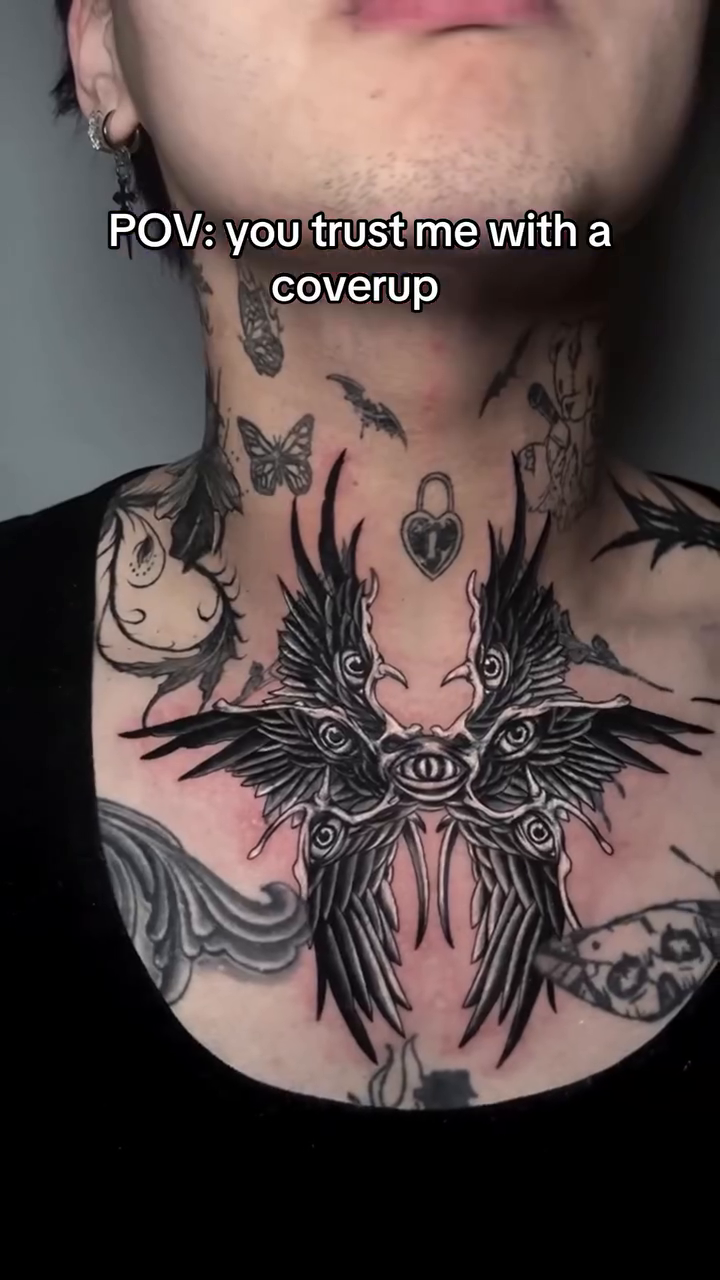 Tattoo by @chrisptats — blackwork, dark_realism