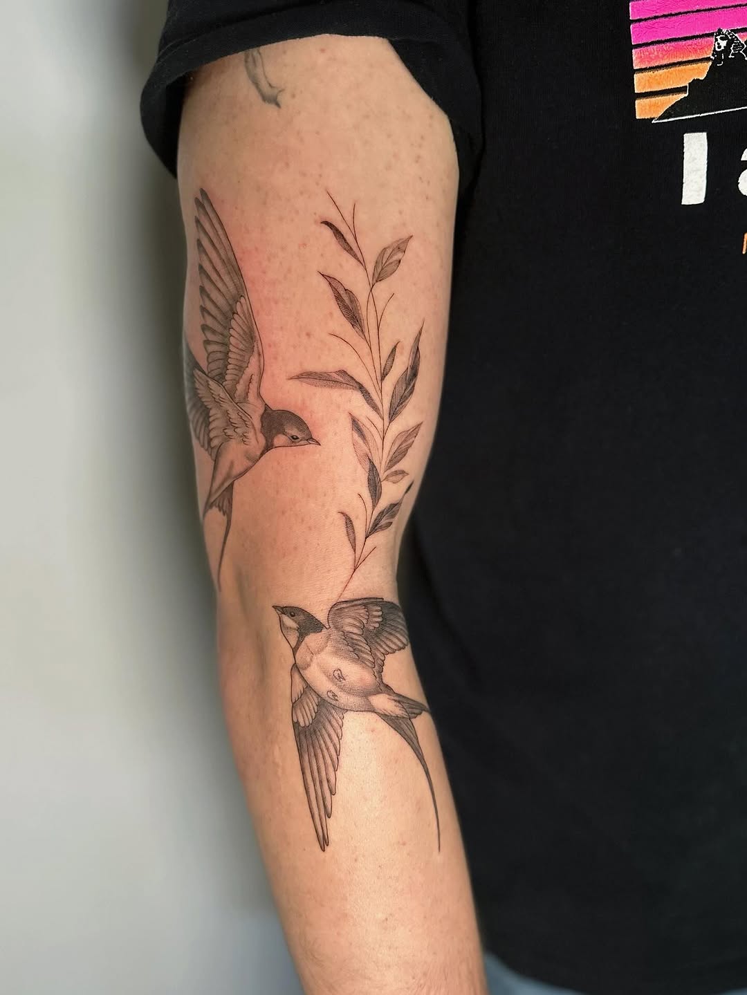 Tattoo by @crybaby.inked.pdx — illustrative, black_and_grey