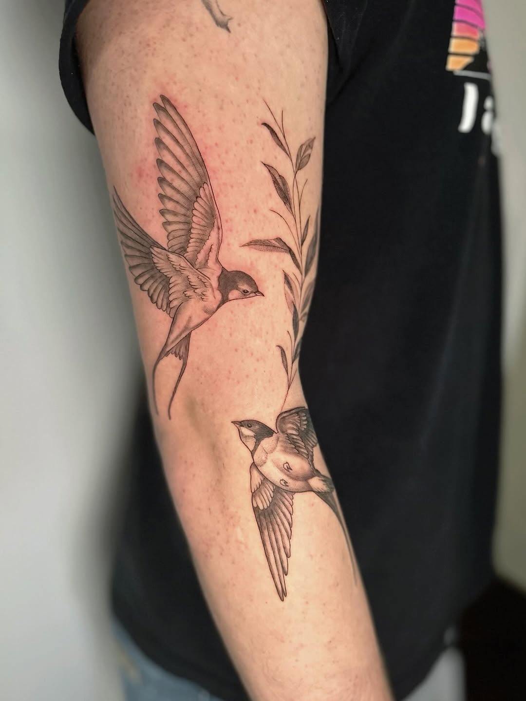 Tattoo by @crybaby.inked.pdx — illustrative, black_and_grey