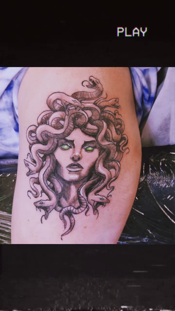 Tattoo by @angrygnometattoo — black_and_grey, realism