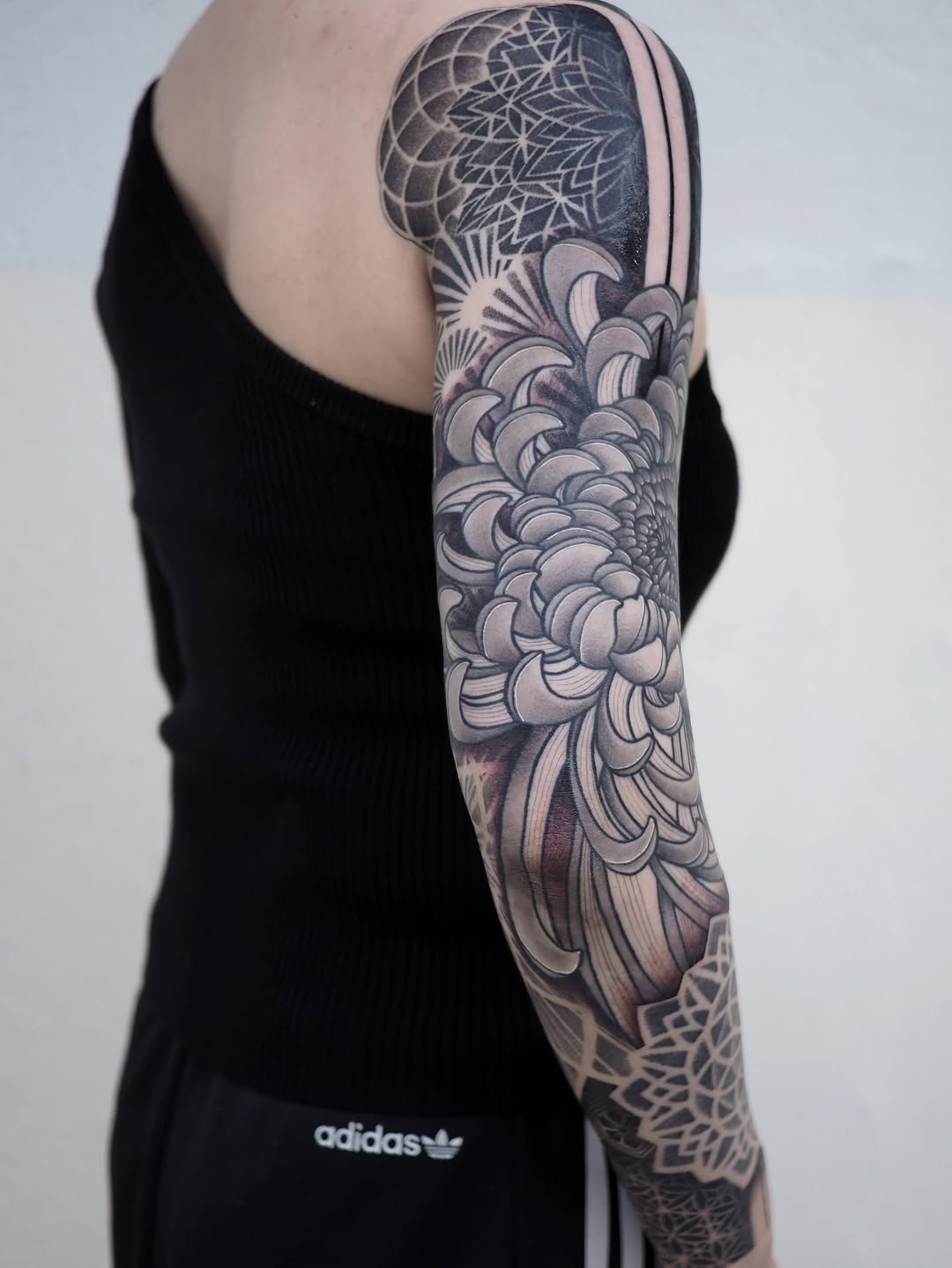 Tattoo by @jimmyyuen — japanese_irezumi, black_and_grey