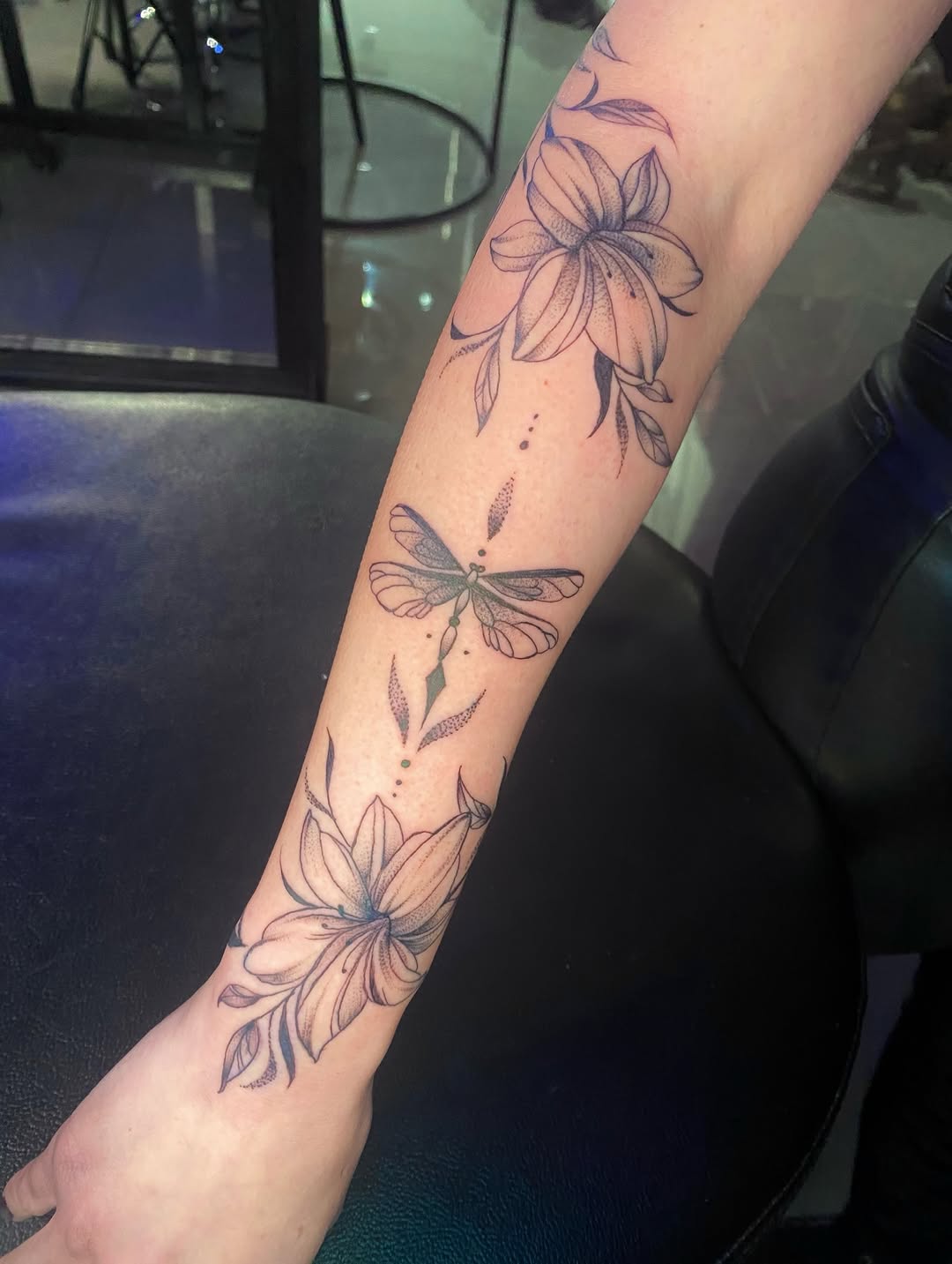 Tattoo by @skins_aj — fine_line, dotwork