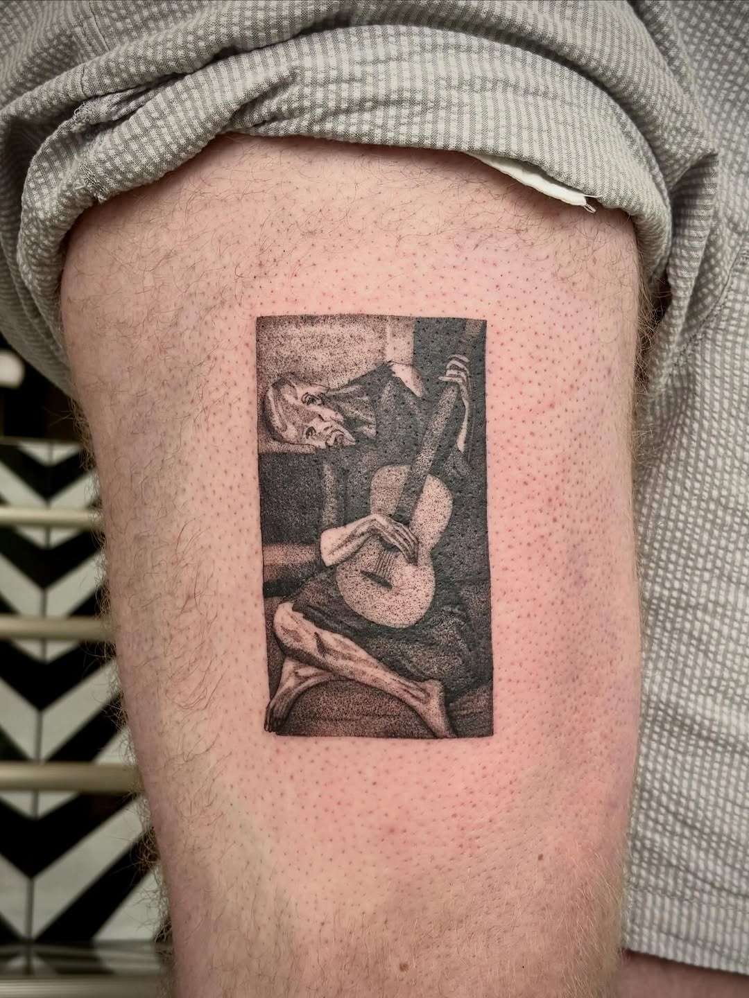 Tattoo by @jazzlyntattoos — illustrative, black_and_grey