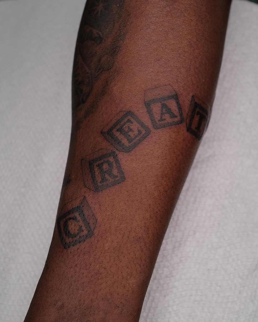 Tattoo by @jjjaylud — lettering_script