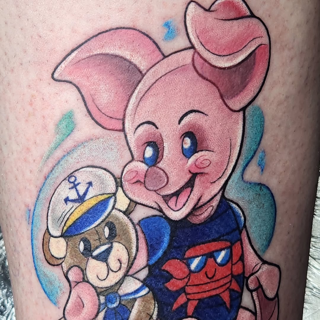 Tattoo by @lil_bunny_bab — new_school, anime