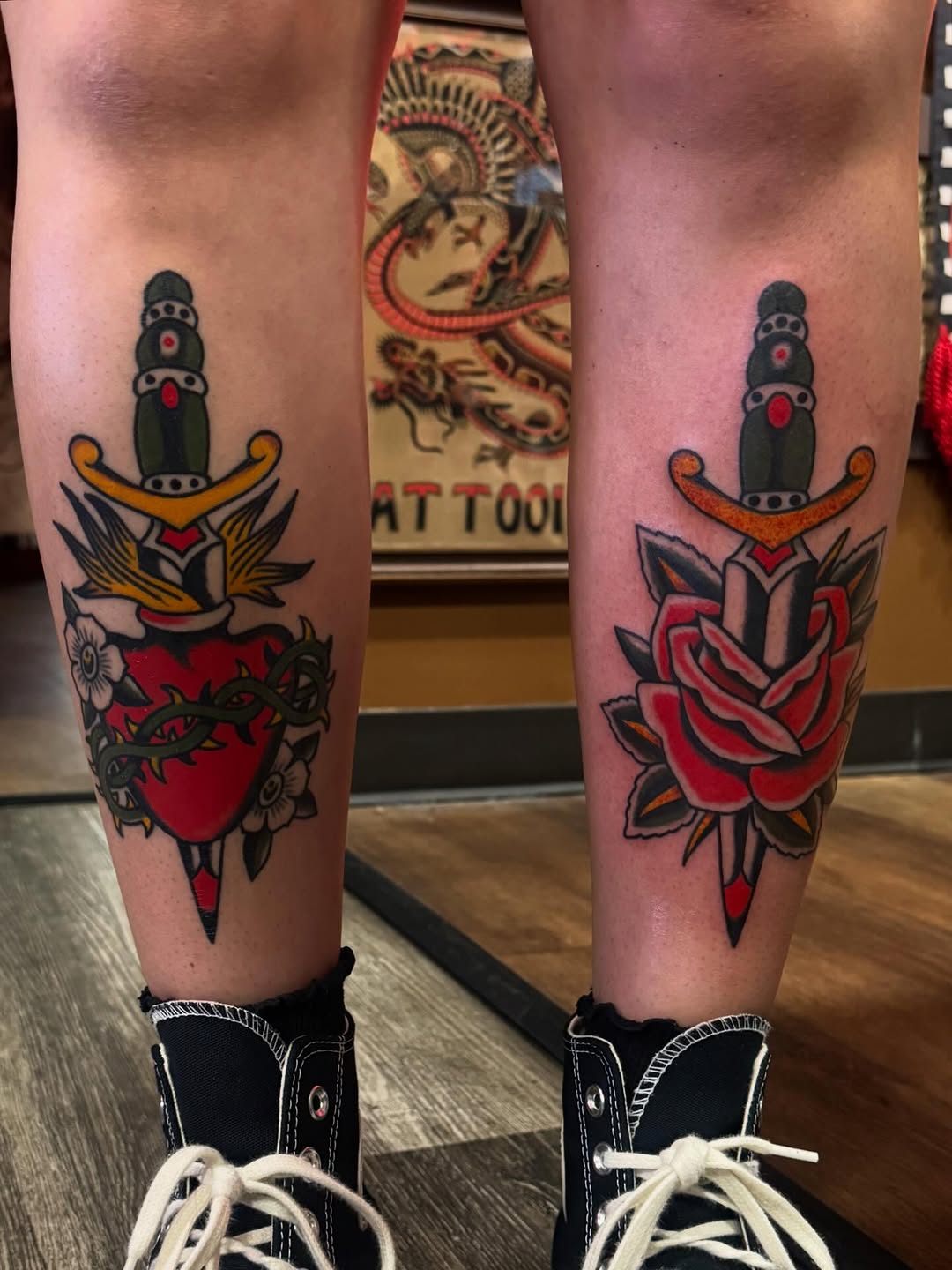 Tattoo by @ryanengels_tattoo — american_traditional, illustrative