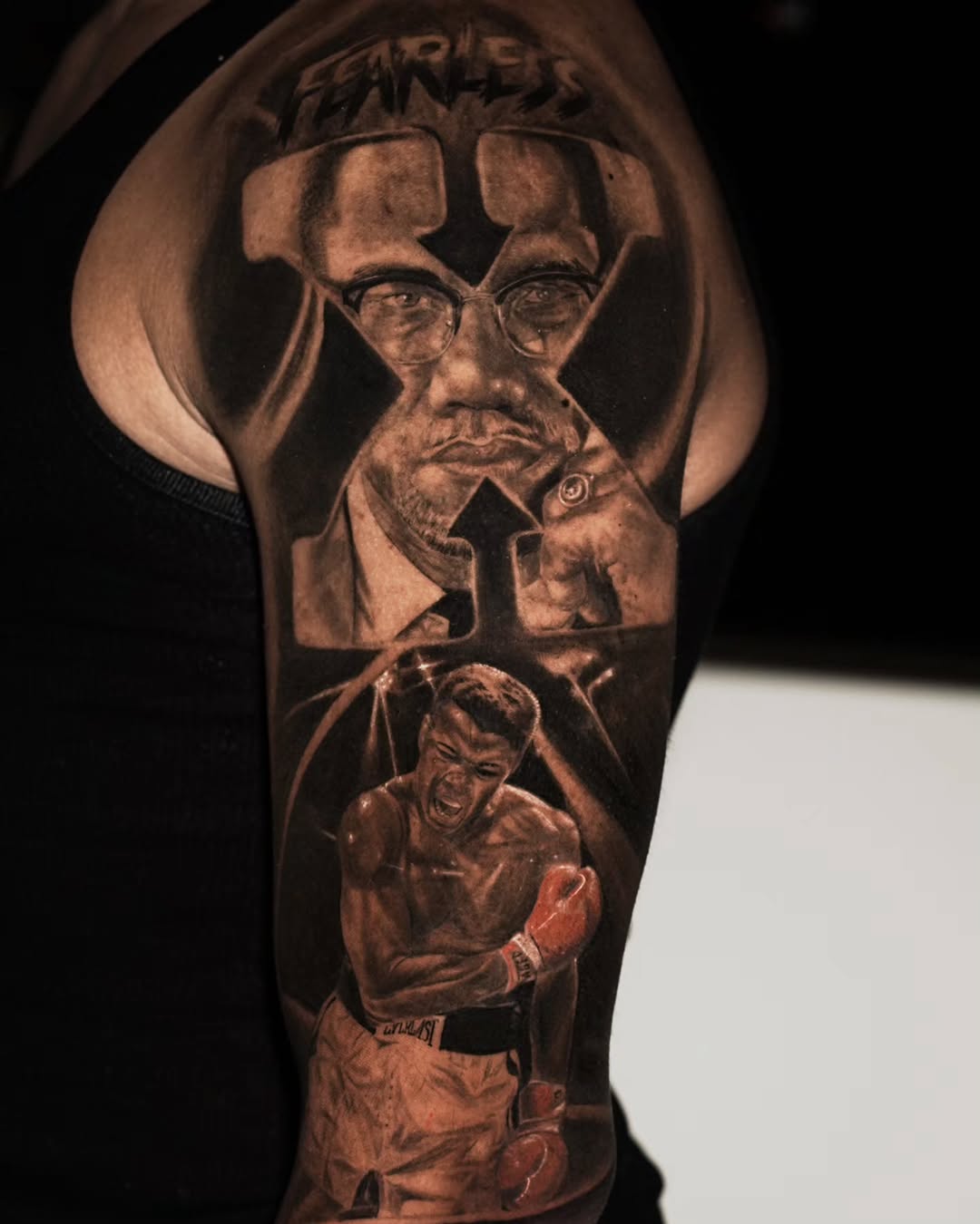 Tattoo by @baxttertattoo β realism, black_and_grey