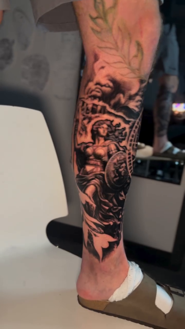 Tattoo by @societiesmenece β black_and_grey, realism