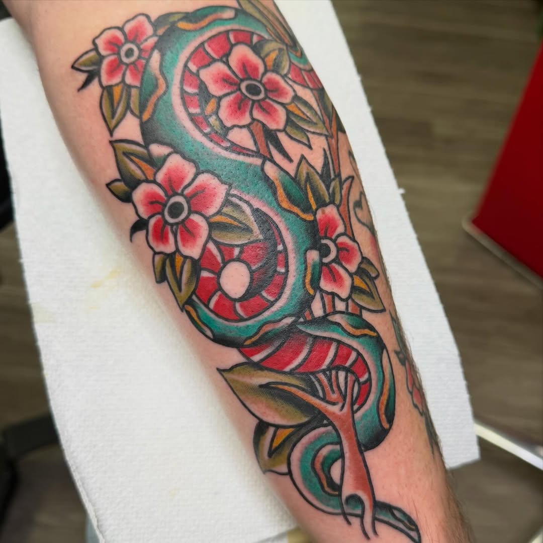 Tattoo by @kolton_tattoos — american_traditional