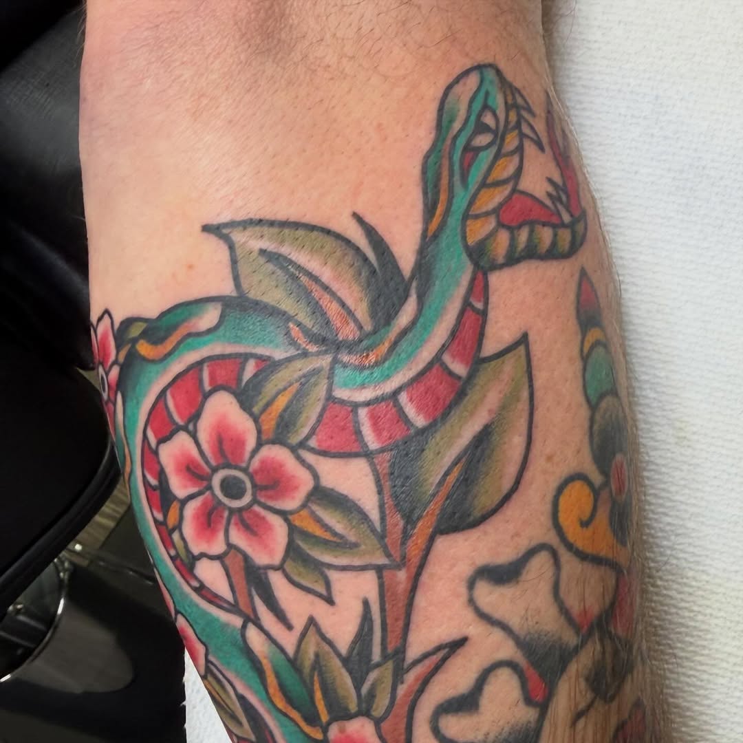 Tattoo by @kolton_tattoos — american_traditional