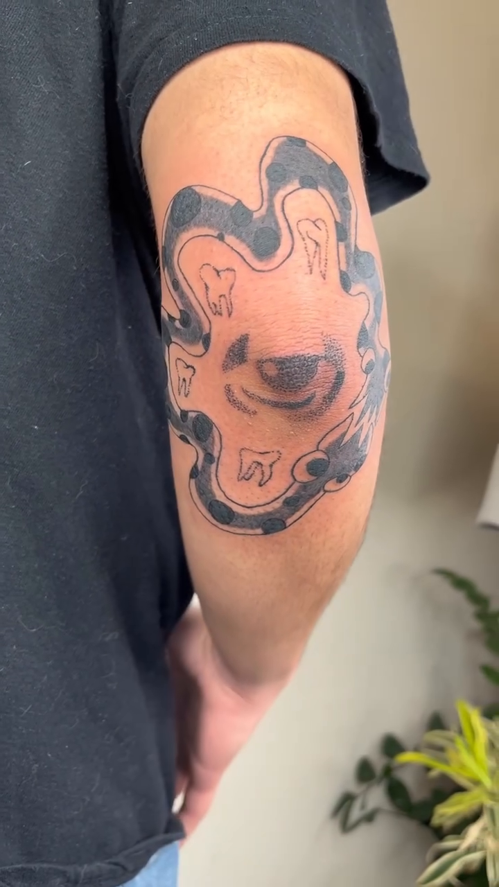 Tattoo by @goldenix — illustrative