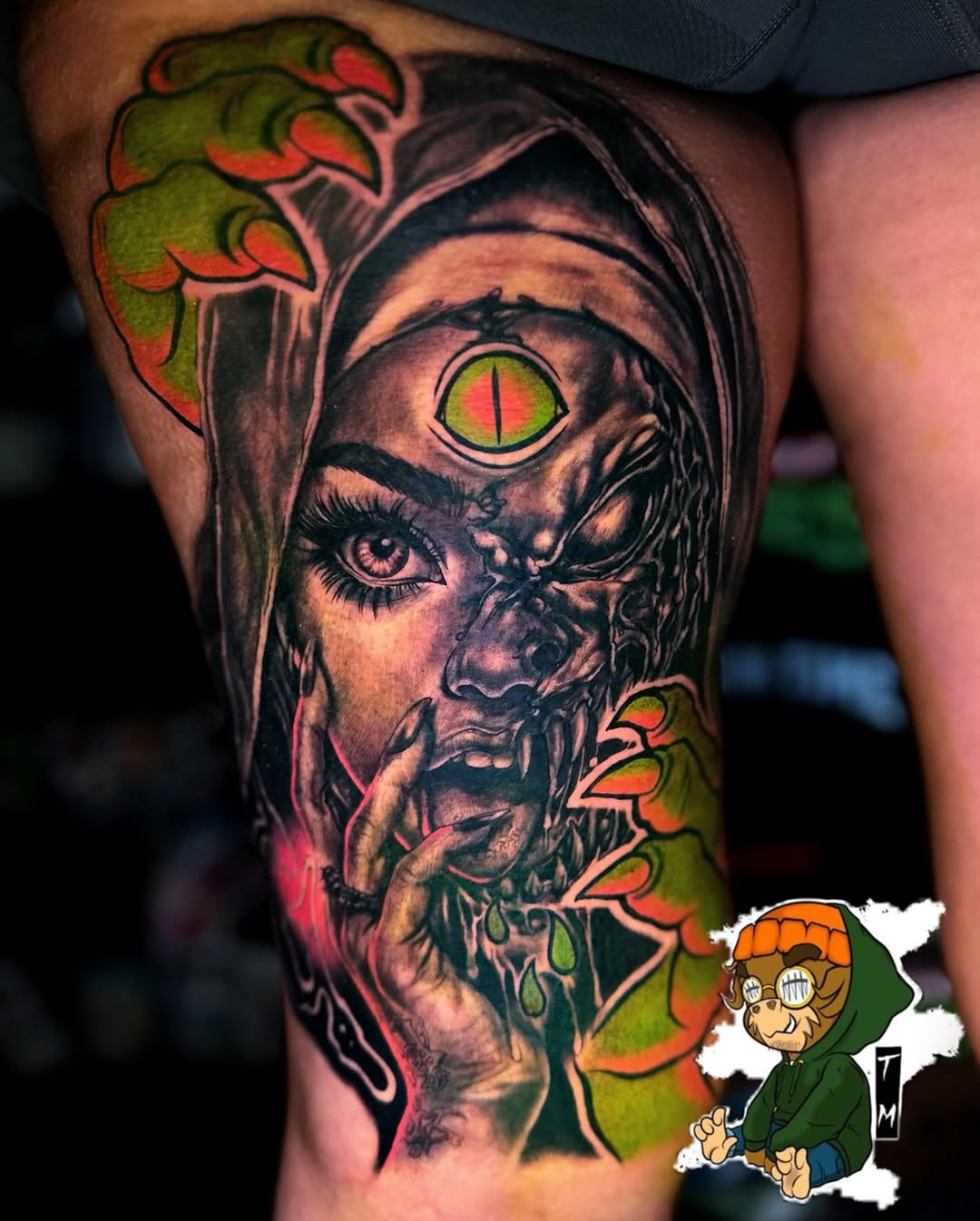 Tattoo by @tattedmonkey_tattoos — dark_realism