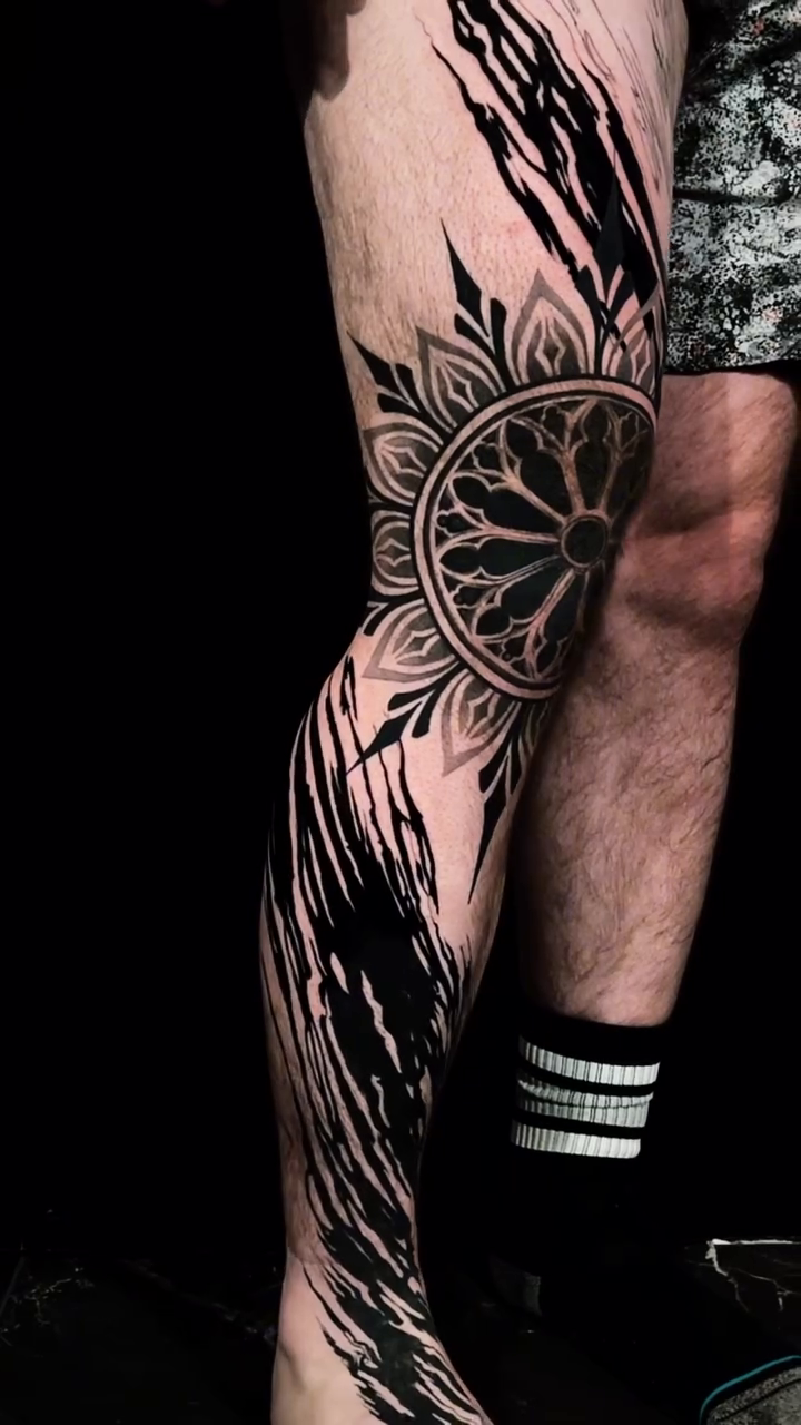 Tattoo by @em.j.francis โ geometric, blackwork