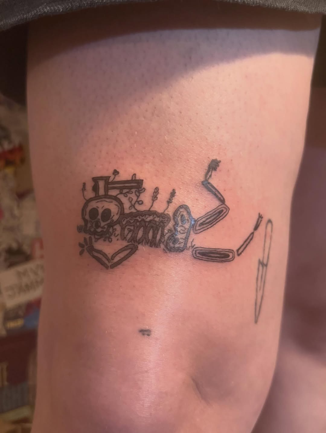 Tattoo by @atadmadstabs — sketch