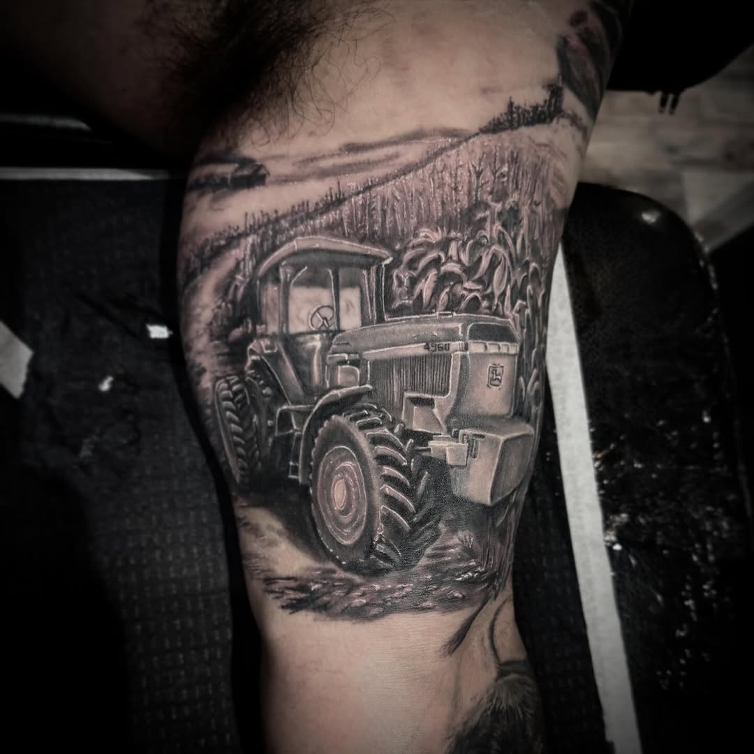 Tattoo by @blakobtattoos โ realism, black_and_grey
