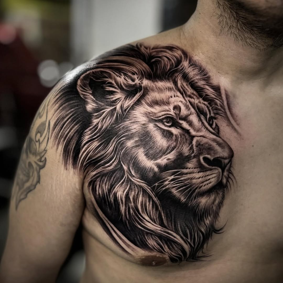 Tattoo by @official_willoink โ realism, black_and_grey