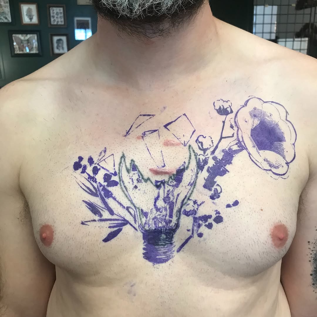 Tattoo by @no.aka.ttt — illustrative, black_and_grey