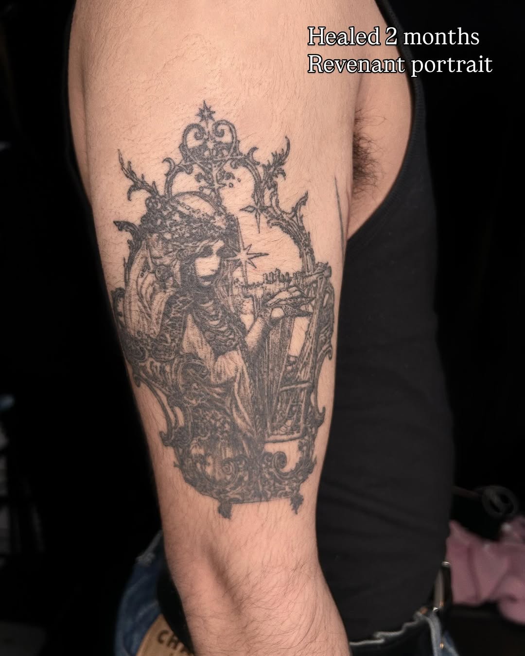 Tattoo by @la13va_tear — black_and_grey, illustrative