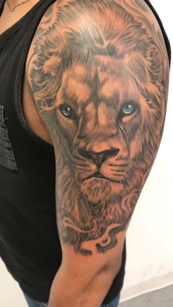 Tattoo by @inkstar — realism, black_and_grey