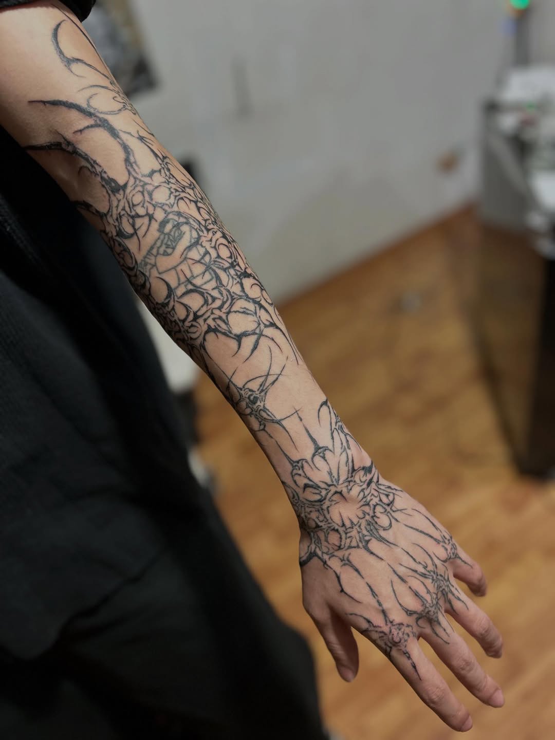 Tattoo by @barrotattooer — blackwork