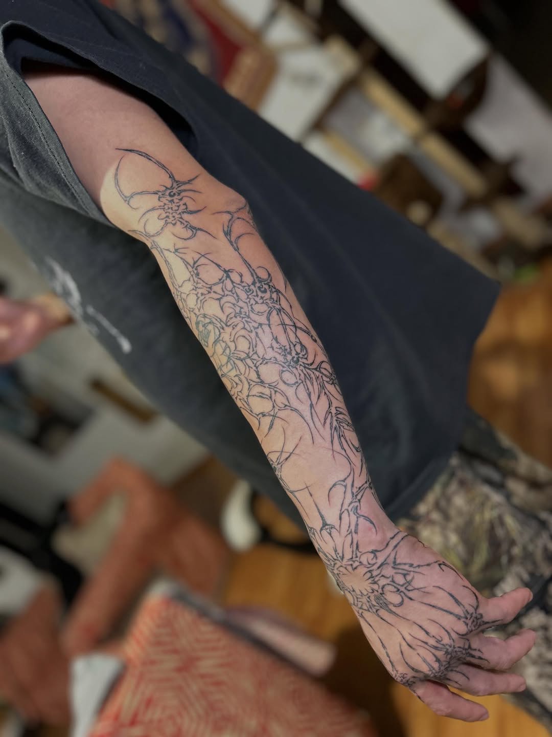 Tattoo by @barrotattooer — blackwork