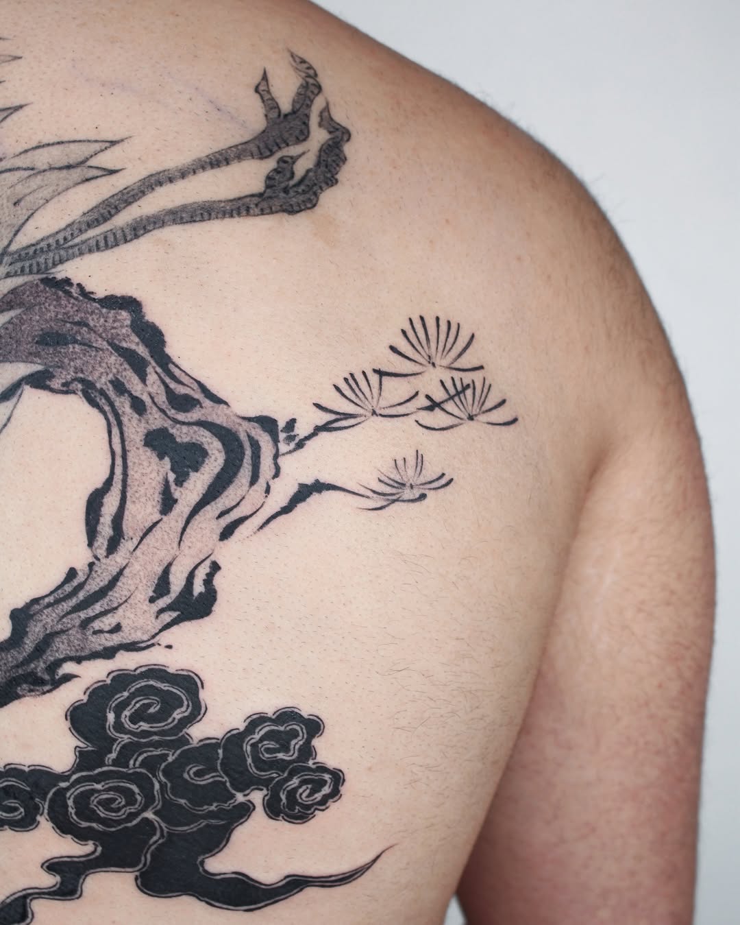 Tattoo by @tatpiaooo — japanese_irezumi, blackwork
