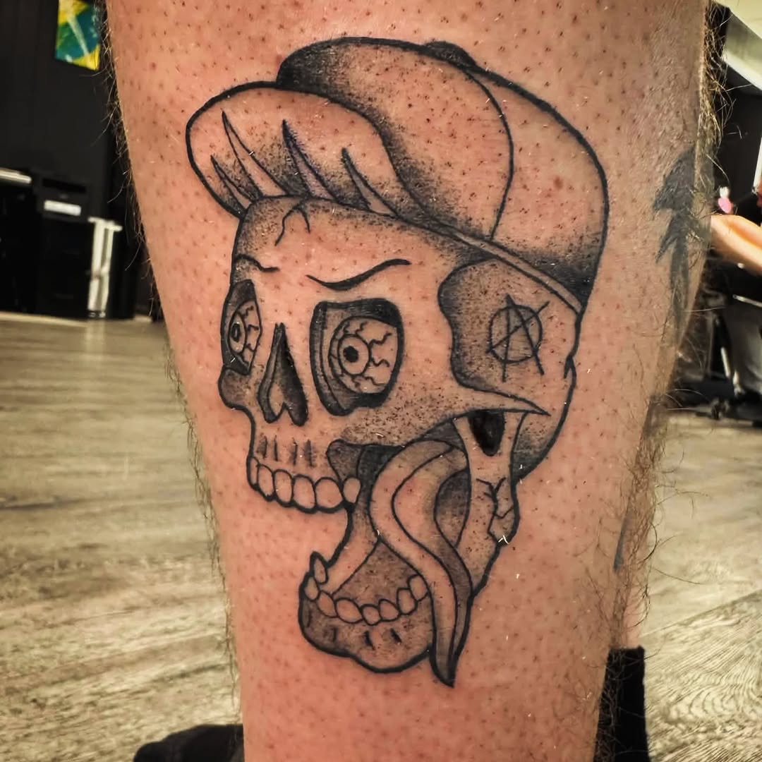 Tattoo by @mattmahltattoos — blackwork