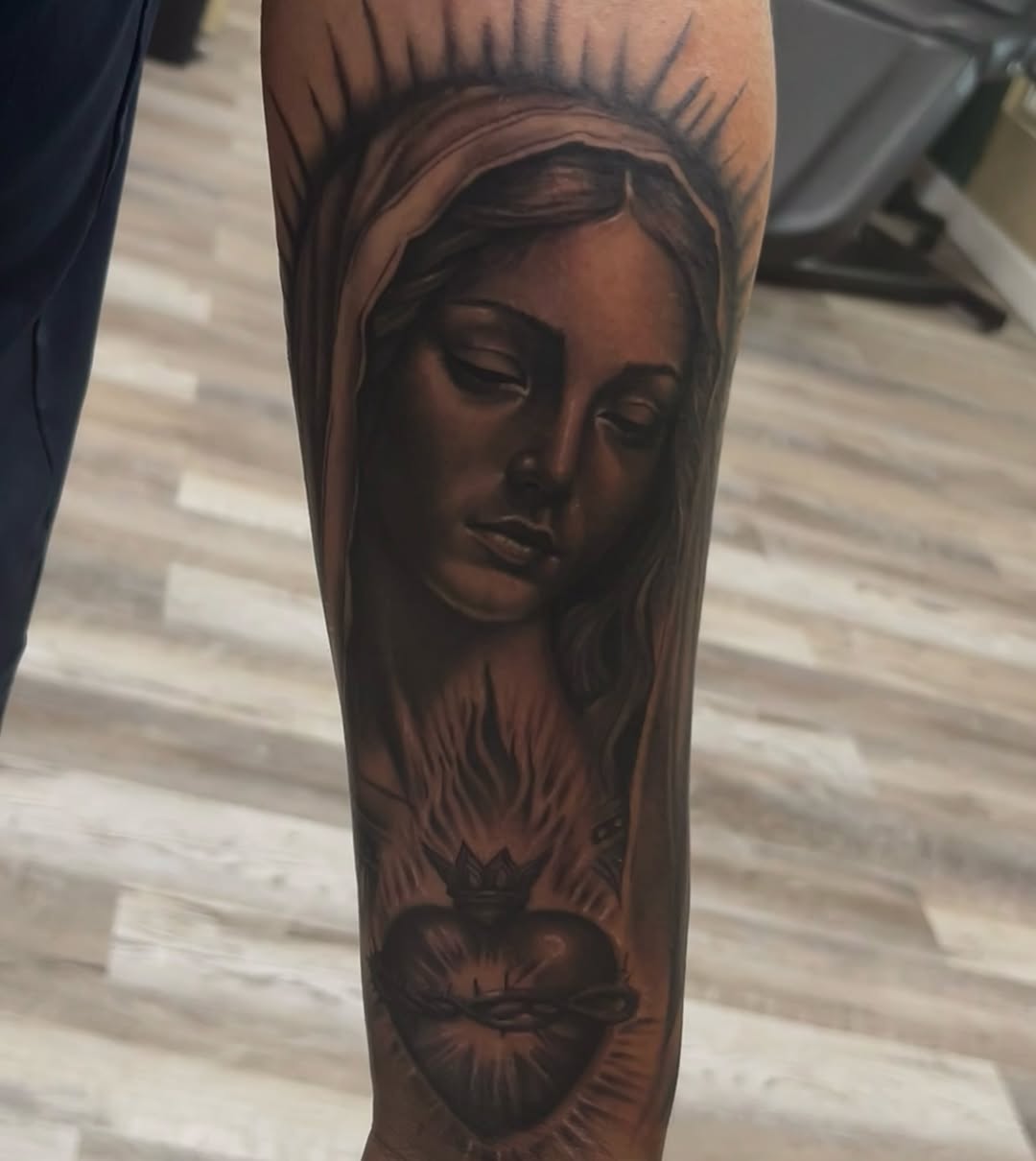Tattoo by @lalyinkz — realism, black_and_grey