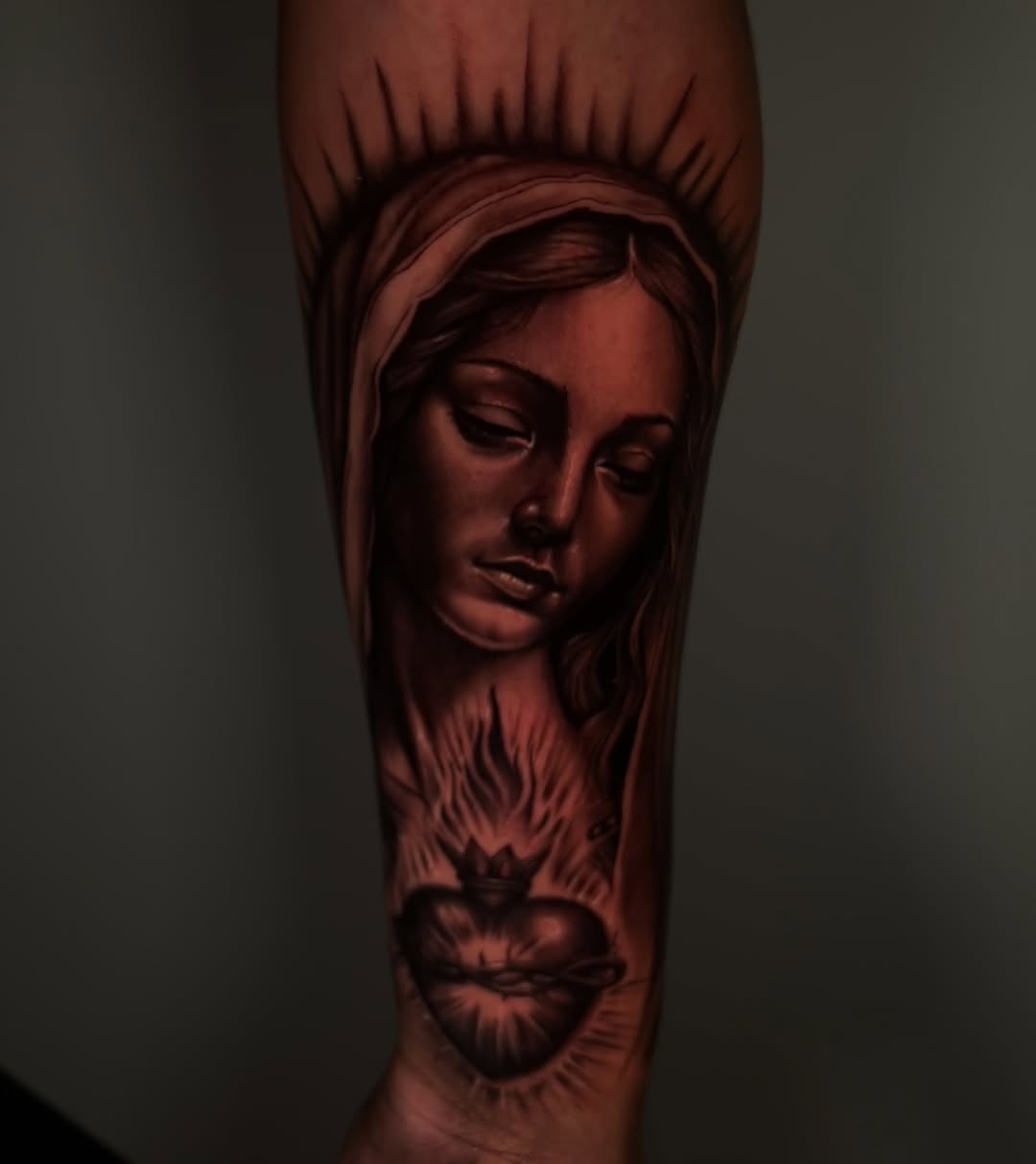 Tattoo by @lalyinkz — black_and_grey, realism