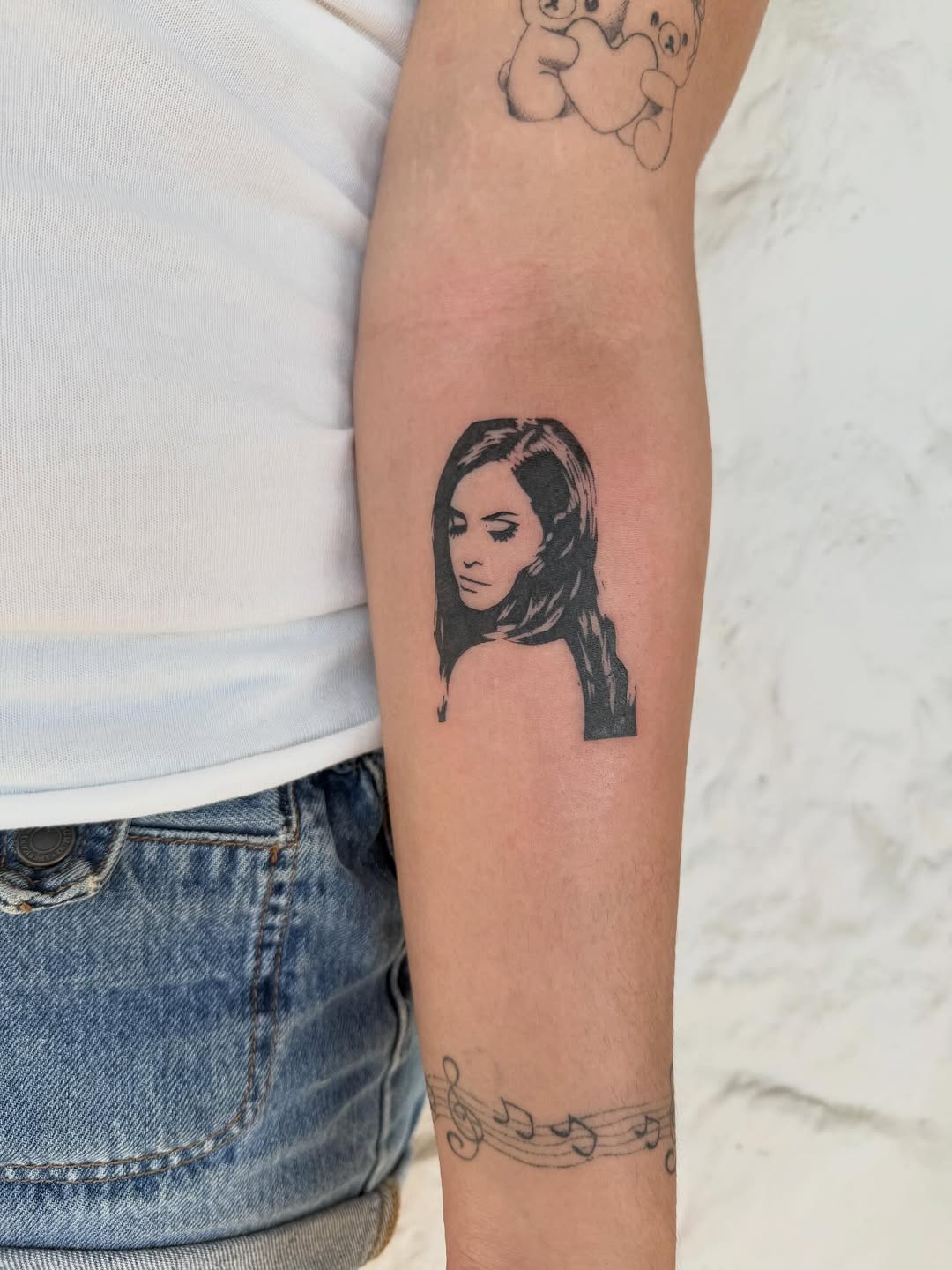 Tattoo by @meatofsnail — blackwork