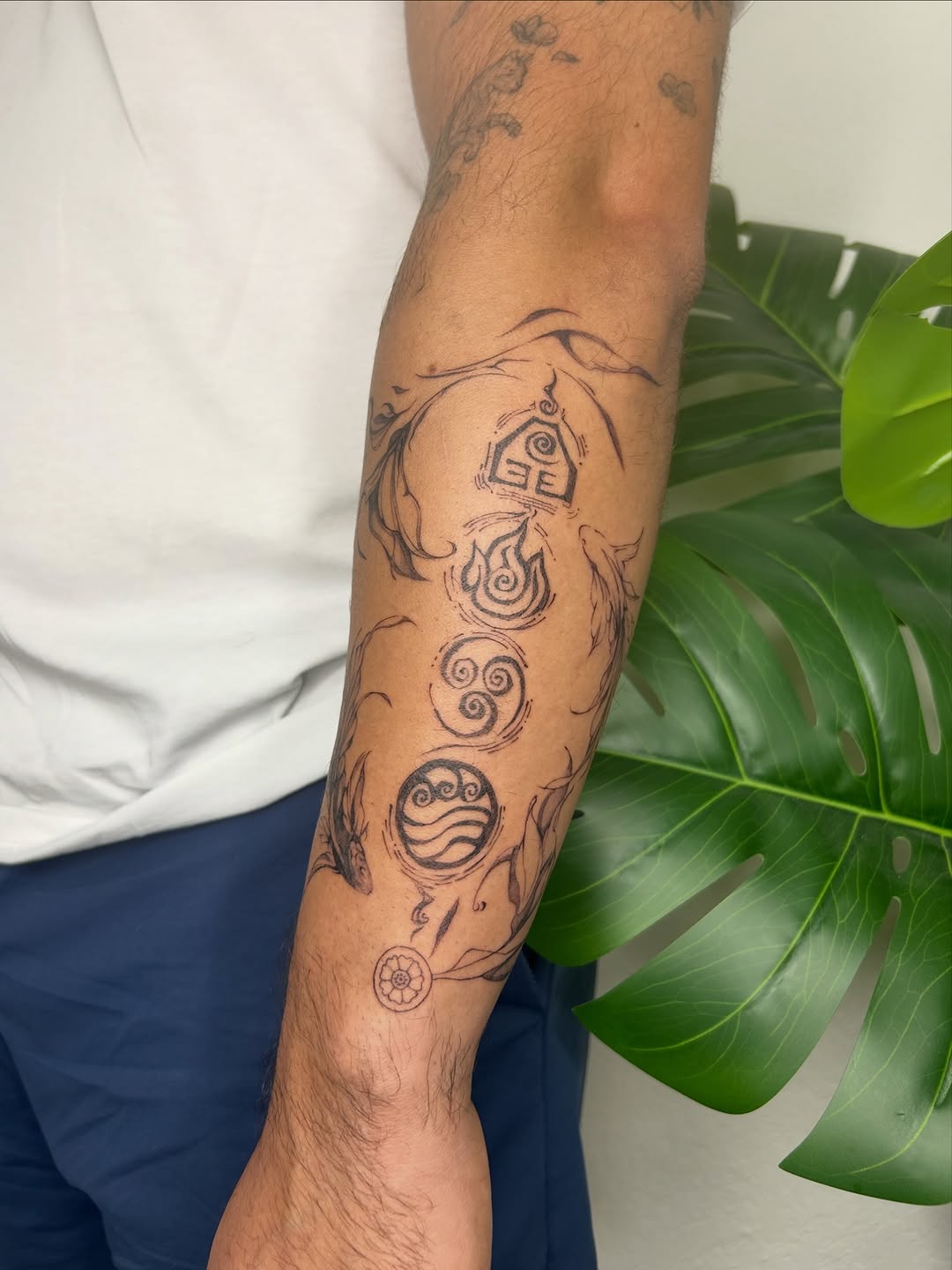 Tattoo by @xsinner___ — illustrative, blackwork