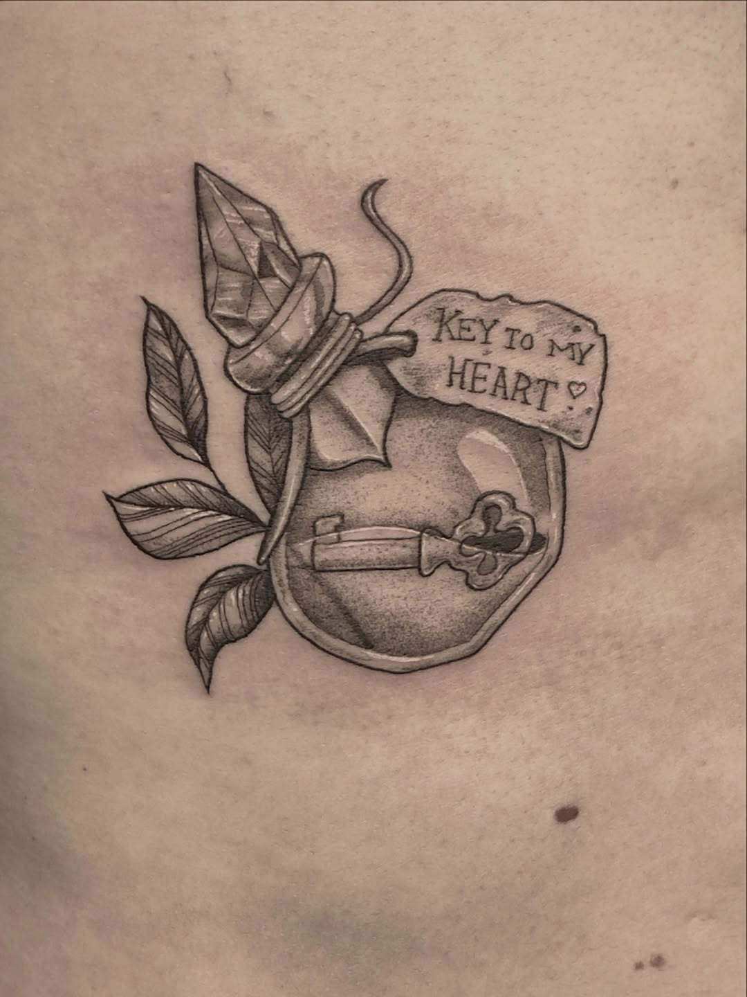 Tattoo by @tattoos.by.ping — illustrative, black_and_grey