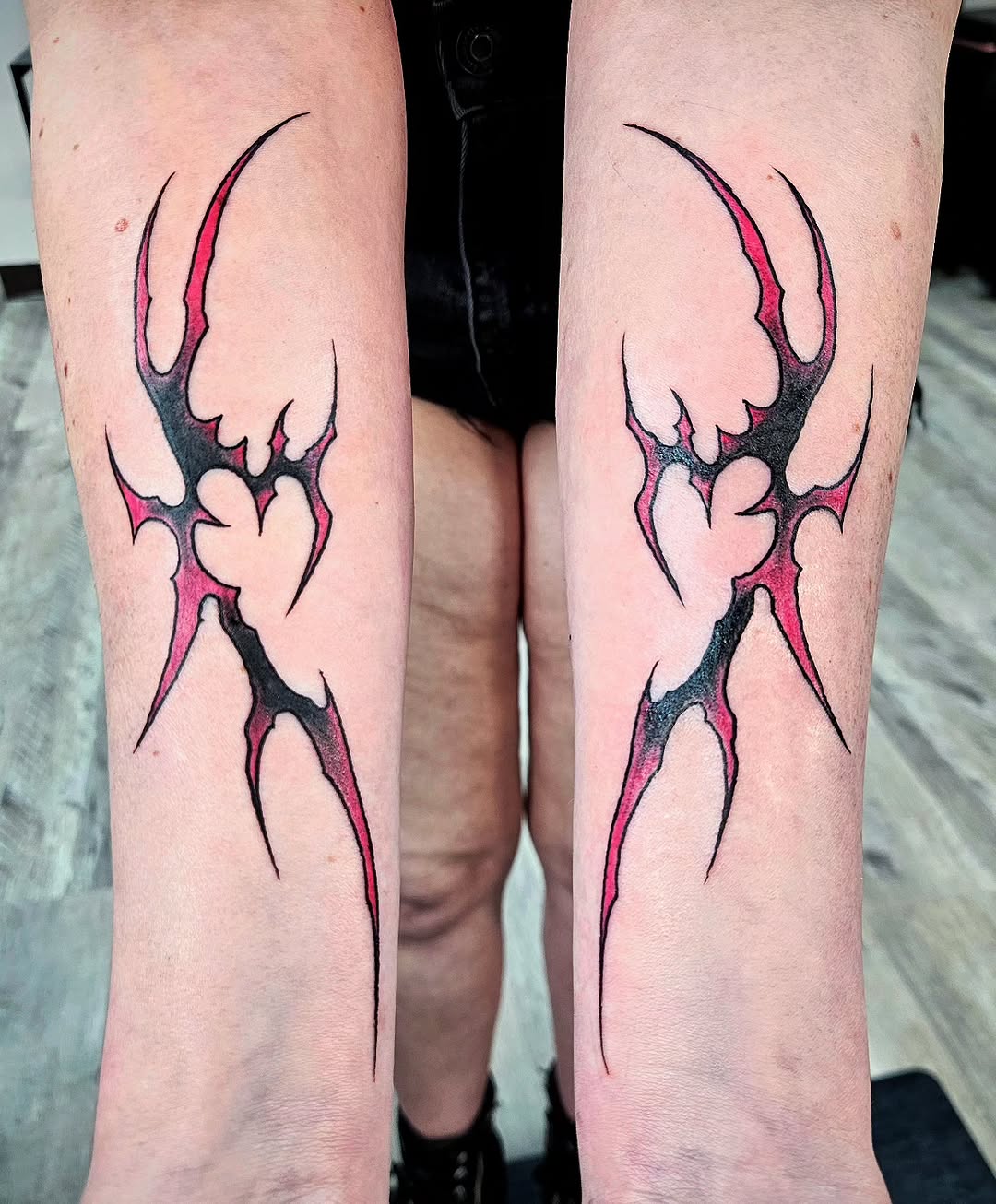 Tattoo by @damian_eames — illustrative, blackwork
