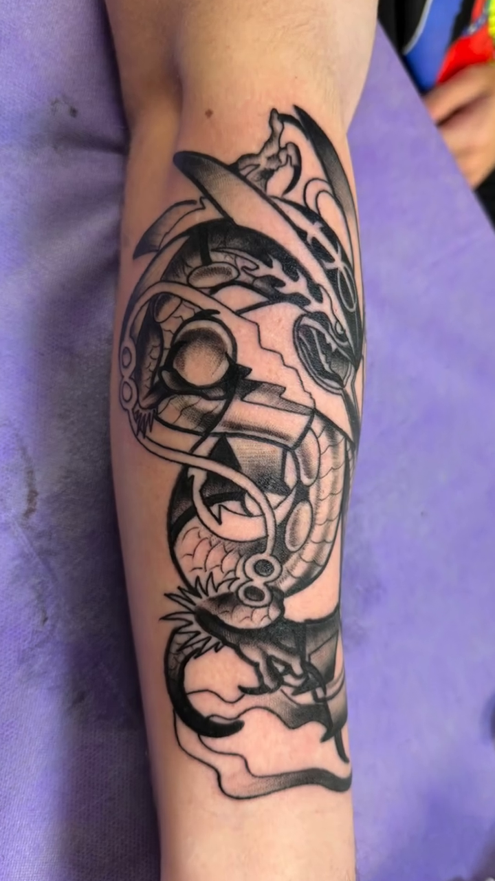 Tattoo by @kimberlytattoo — japanese_irezumi, blackwork