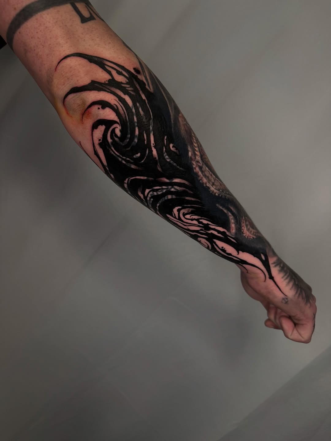 Tattoo by @scabberwocky — blackwork