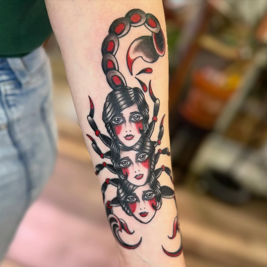 Tattoo by @penguinsfly — american_traditional, illustrative