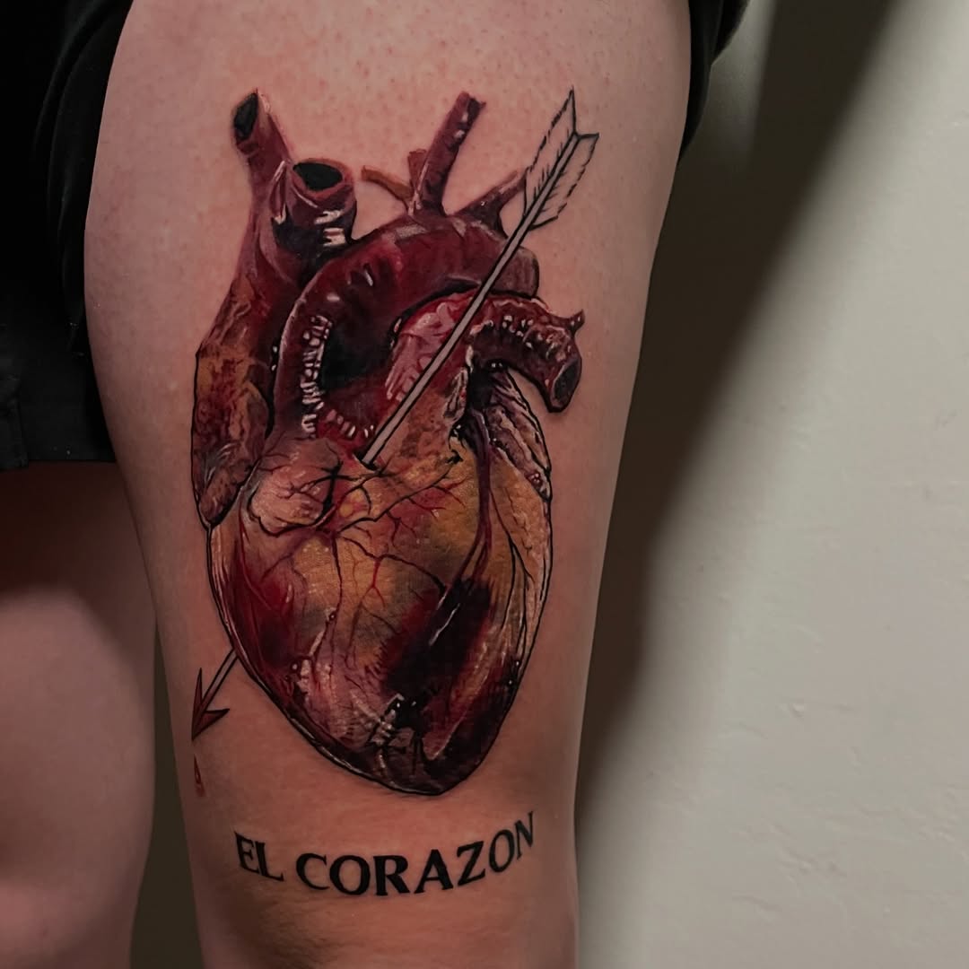 Tattoo by @nestormurrayart โ realism, black_and_grey