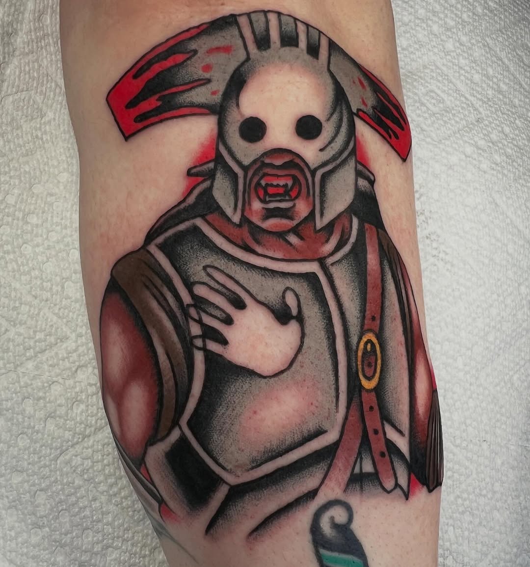 Tattoo by @kevincarusotattooer — american_traditional, black_and_grey