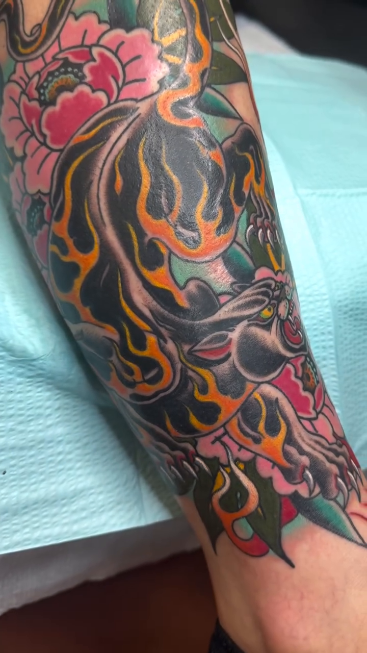 Tattoo by @midwestrick_ht — japanese_irezumi, neo_traditional