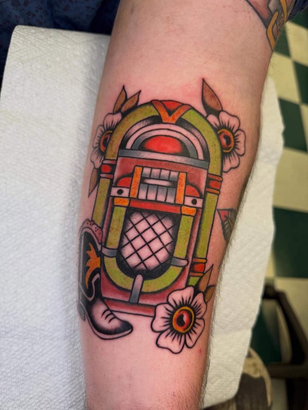 Tattoo by @babyjesus_tattoos — american_traditional, illustrative