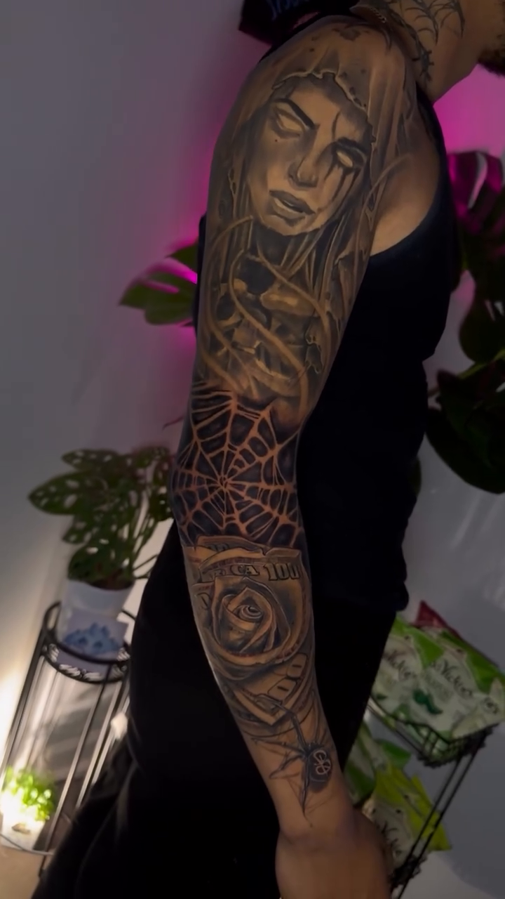 Tattoo by @sh3shii.ttt β black_and_grey, realism