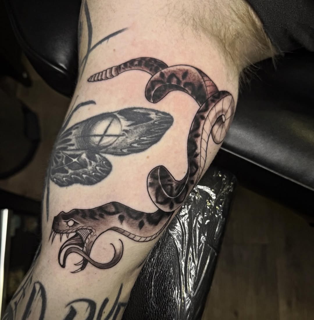 Tattoo by @chadmc509 — black_and_grey, realism