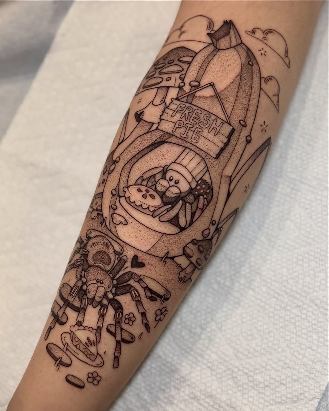 Tattoo by @deerbatstats — new_school, illustrative