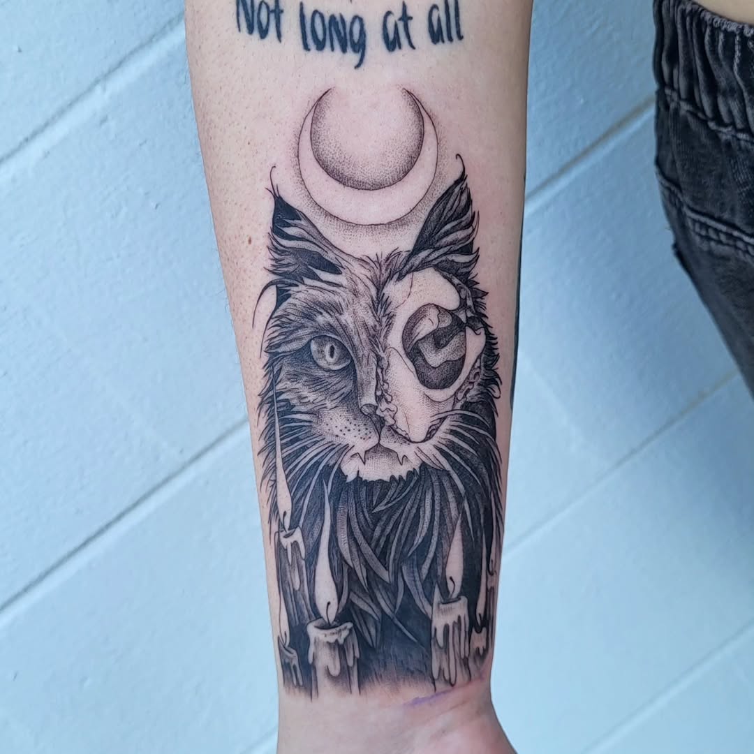 Tattoo by @jennas_inks — black_and_grey